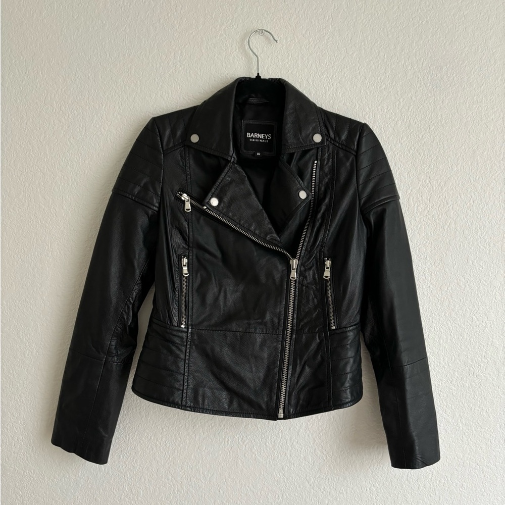 Barneys Originals Women’s Black Leather Jacket
